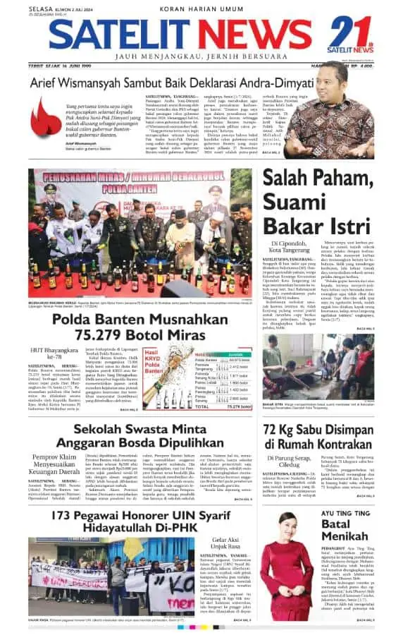 Selasa, 2 Juni 2024