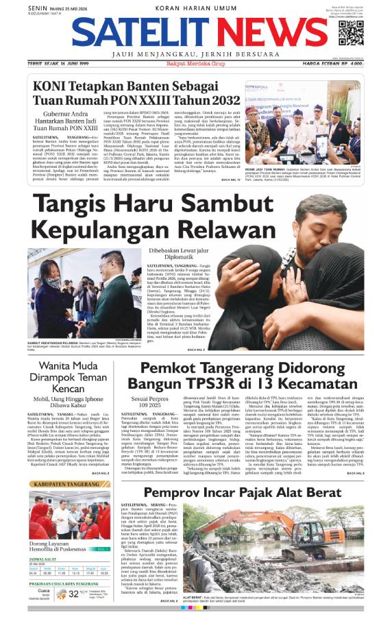 Senin, 25 Mei 2026